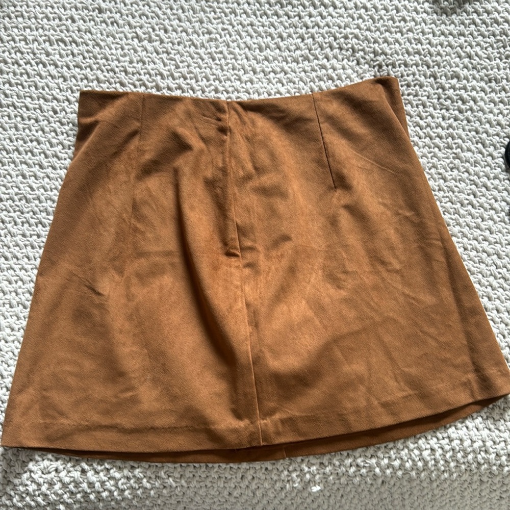 Abercrombie & Fitch Vegan Suede Skirt
